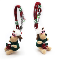 Puppy schoolbag bag hanging decorations plush doll doll trinkets hanging couple keychain gift