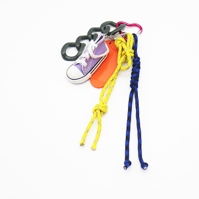 Spot can DIY niche miu system creative purple boardshorts strings chain bag pendant accessories