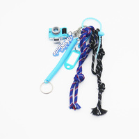 Spot can DIY niche miu system creative handmade blue camera string chain bag pendant accessories