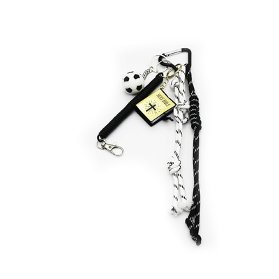 Bible soccer toy pendant black spring pearl chain bar bracelet bag charm pendant silicone tag keycha