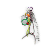 Spot can DIY handmade creative production tennis racket chain car keychain bag pendant accessories