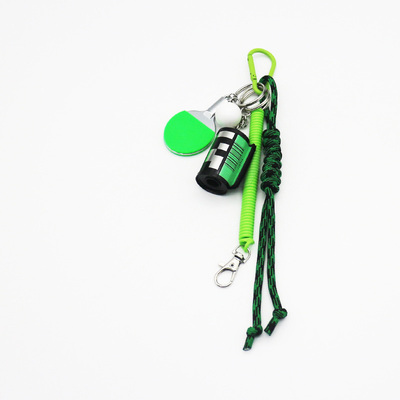Spot can DIY niche miu system creative green ping pong balls glue string chain bag pendant accessori