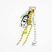 ins blogger the same niche miu department tennis shoes car keychain bag charm handmade couple braide