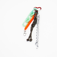Spot can DIY niche miu system creative orange spring green chain key chain bag pendant accessories