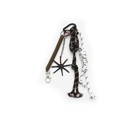 Starfish toys spring pearl chain bar bracelet bag charm pendant silicone tag keychain