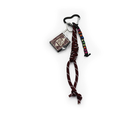 Bible Creative Letter String Toys Pearl Chain String Bags Pendant Charms Silicone Tag Keychain