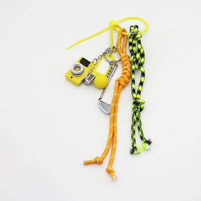 Spot can DIY niche miu system creative handmade golf camera string chain bag charm accessories