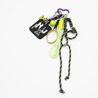 ins blogger the same niche miu system tennis racket car keychain bag charm handmade couple braided l