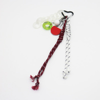 Ins blogger with the same niche miu ping pong green life preserver keychain charm handmade couple br