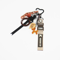 Spot can DIY handmade creative production basketball brown balloon dog chain car keychain bag charm