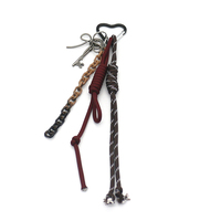 Vintage key bow pendant toys creative letters pearl chain string handbag bag pendant charm silicone