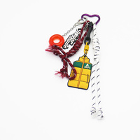 ins blogger the same niche miu system vest life preserver car keychain bag charm handmade couple bra