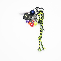 Spot can DIY handmade creative making dice bowling ball chain car keychain bag charm accessories