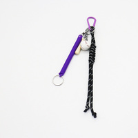 Spot can DIY niche miu system creative purple baseball softball string chain bag charm accessories