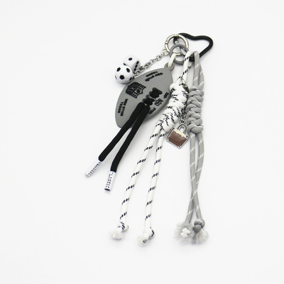 Spot can DIY handmade creative making dice card chain car keychain bag charm accessories