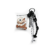 Big eyes deer doll toys creative letters chain pearl chain bar bracelet bag pendant charm silicone t
