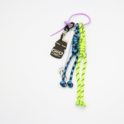 Spot can DIY niche miu system creative fluorescent green string chain bag pendant accessories