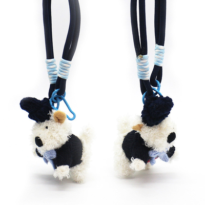 West Highland scribbler puppy plush doll backpack charm keychain cute cartoon doll hanging gift whol