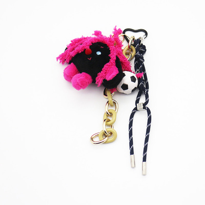Spot new miu department hand soccer black gadgets bag pendant accessories car keychain