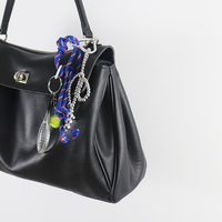 Spot DIY niche miu system creative tennis bow key chain bag pendant accessories