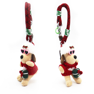 Cute Dressing West Highland plush pendant scribble puppy doll doll bag charm keychain couple gifts