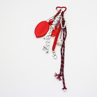 Spot can DIY handmade creative making red lemon white rabbit chain car keychain bag charm accessorie