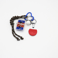 Spot can DIY niche miu system creative ping pong basketball table key chain bag pendant accessories