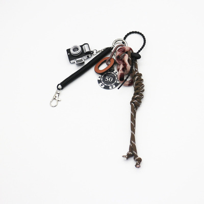 Spot can DIY niche miu system creative handmade chip camera string chain bag pendant accessories