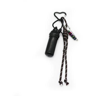 Creative letters brooch black lanyard pendant toy pearl chain string bag charm pendant silicone tag