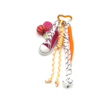 Basketball red boardshorts orange spring pendant toys creative letters pearl chain handbag pendant c