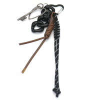 Brown Rope Vintage Key Love Pendant Pendant Toys Creative Letters Pearl Chain Strings Bags Pendant C