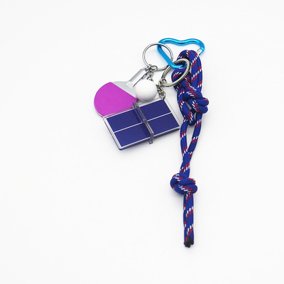 Spot can DIY niche miu system creative purple ping pong ball table string chain bag pendant accessor