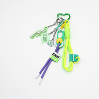 ins blogger the same niche miu bowling green life preserver car keychain charm handmade couple b