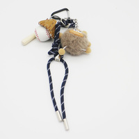 Spot new miu department hand baseball small monster pendant accessories car keychain