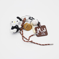 Spot new miu department  kitten bag pendant accessories car keychain