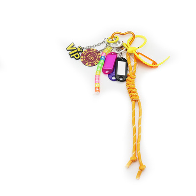 VIP chips creative letters string toys pendant pearl chain string handbag charm pendant silicone tag