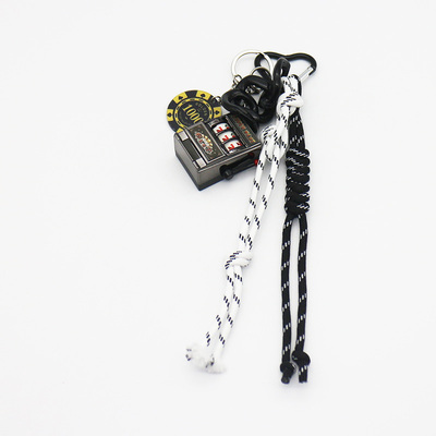 Shaking machine one thousand chips pearl chain string handbag pendant charm silicone tag keychain