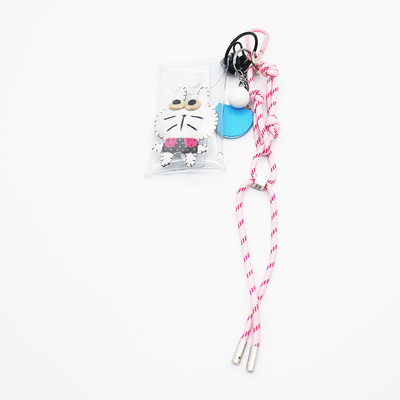 Spot new miu department hand ping pong ball kitten bag pendant accessories car keychain