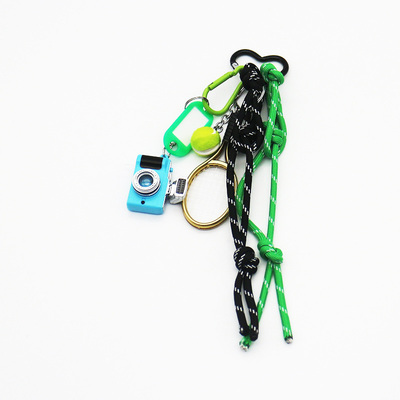 Spot can DIY handmade creative production tennis camera chain car keychain bag charm accessories