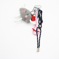 Spot new miu department hand ursine ping pong ball pendant accessories car keychain