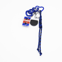 Black ping pong paddle blue red table pearl chain string bag charm pendant silicone tag keychain